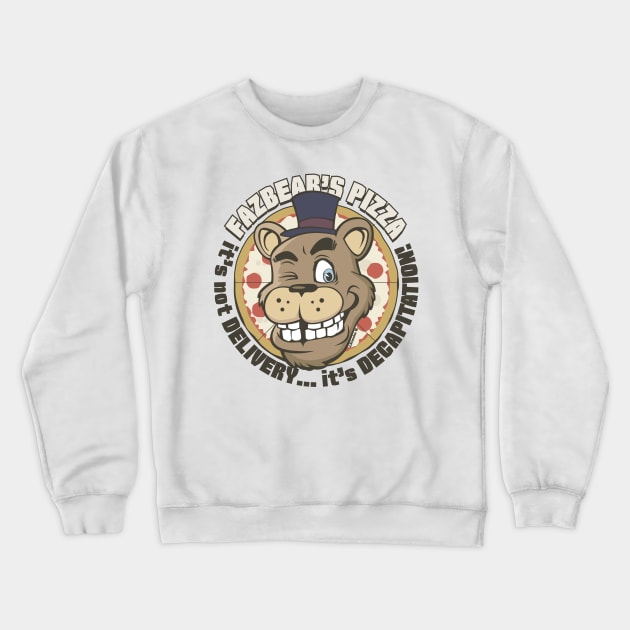 It's not delivery...it's decapitation! Crewneck Sweatshirt by belligerent